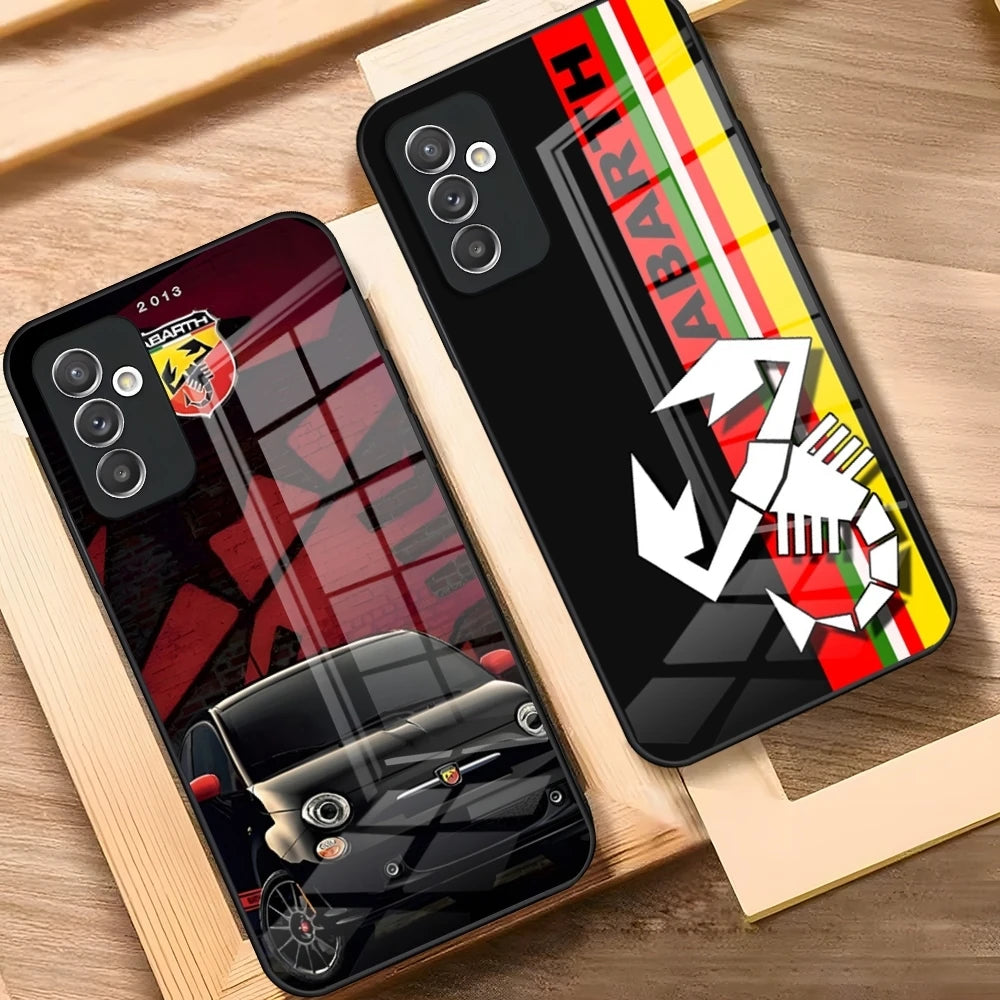 Case de teléfono de carreras de Abarth para Samsung