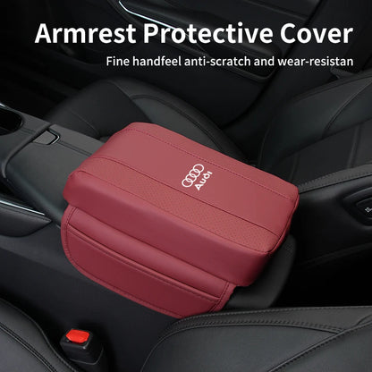 Boîte de protection de l'accoudoir de voiture Audi - Design premium