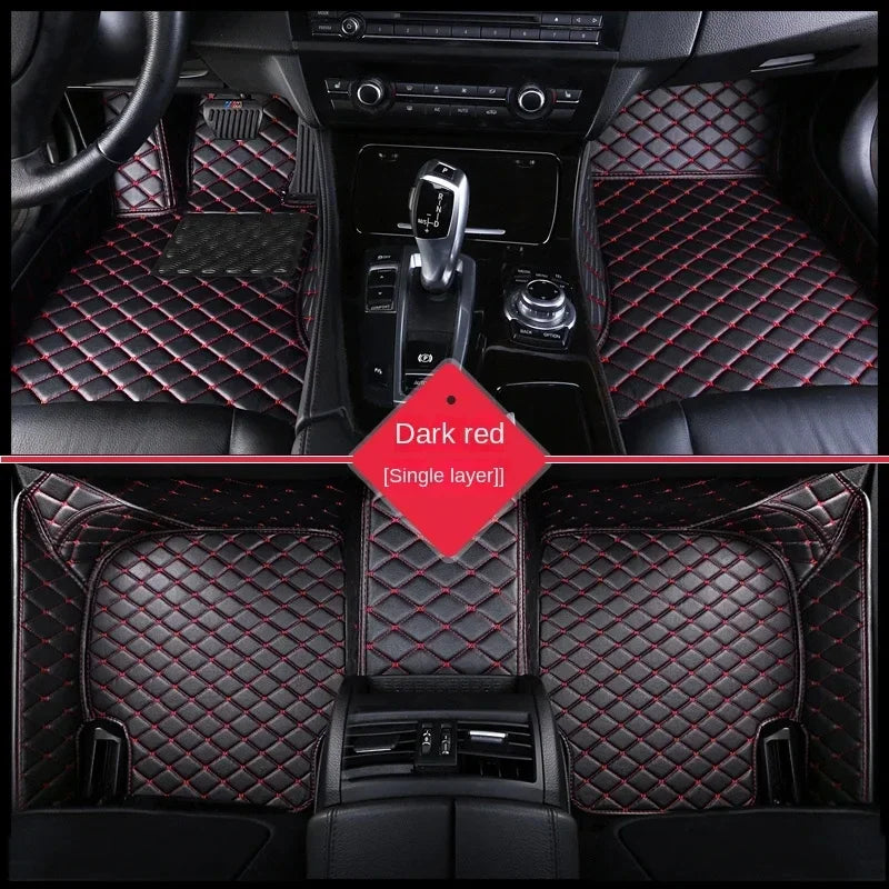 Tapis de sol de voiture en cuir de luxe pour Peugeot 3008