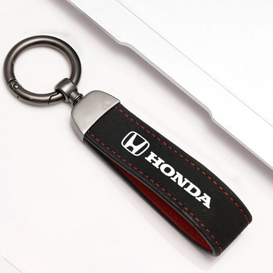 Honda Enthusiasts-Suede Car Keychain