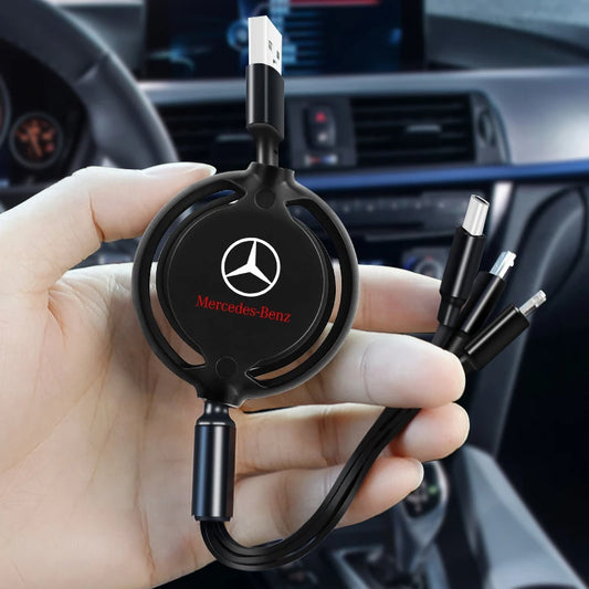 Mercedes-Benz 3-in-1-Ladekabel-USB zu Typ-C